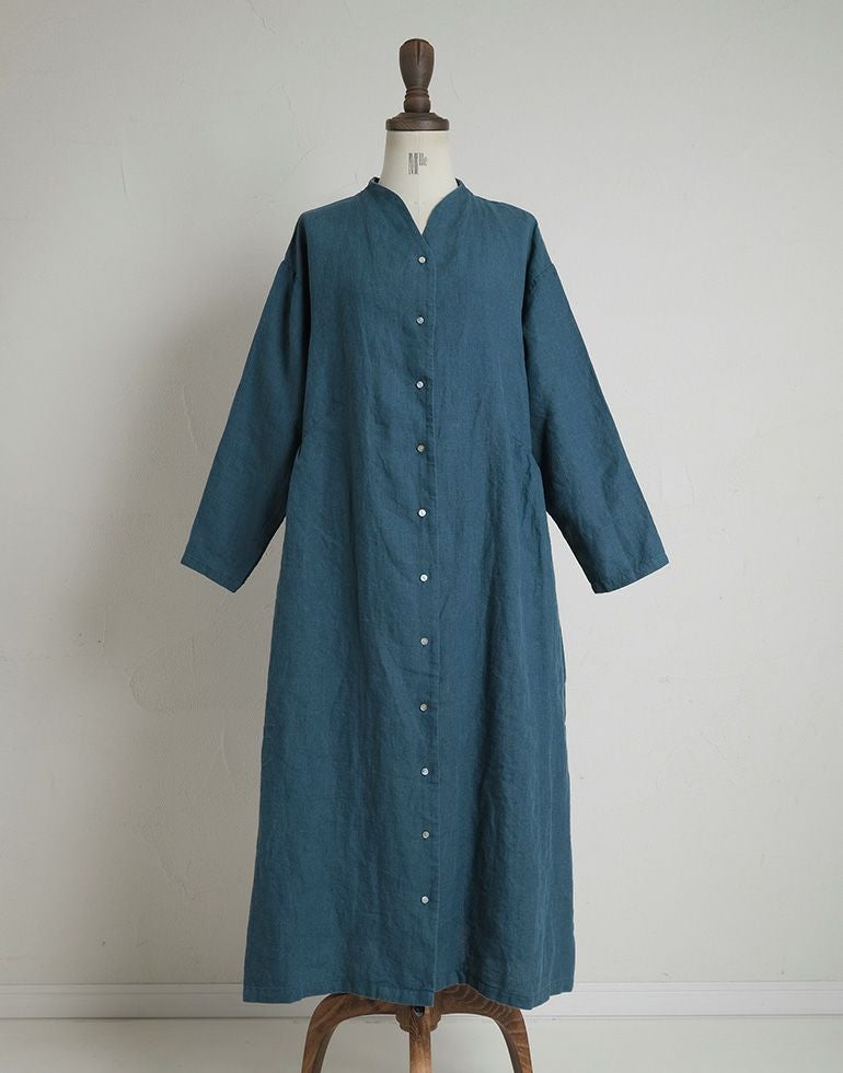 08Mab ゼロハチマブ リネンサイドギャザーワンピース 922HF602