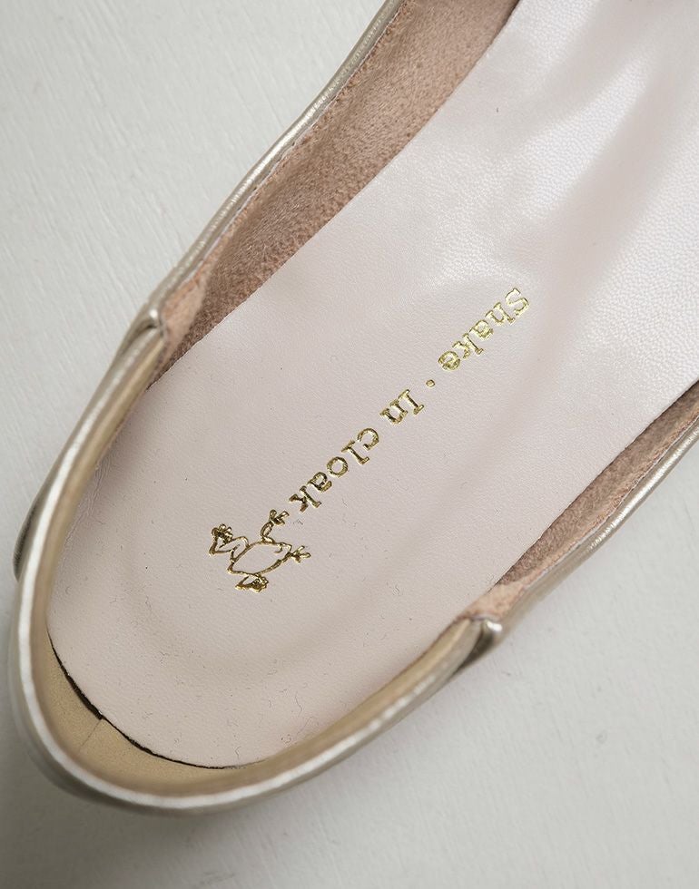 カエルの靴 シェイクインクローク ポッコリシューズ べた靴