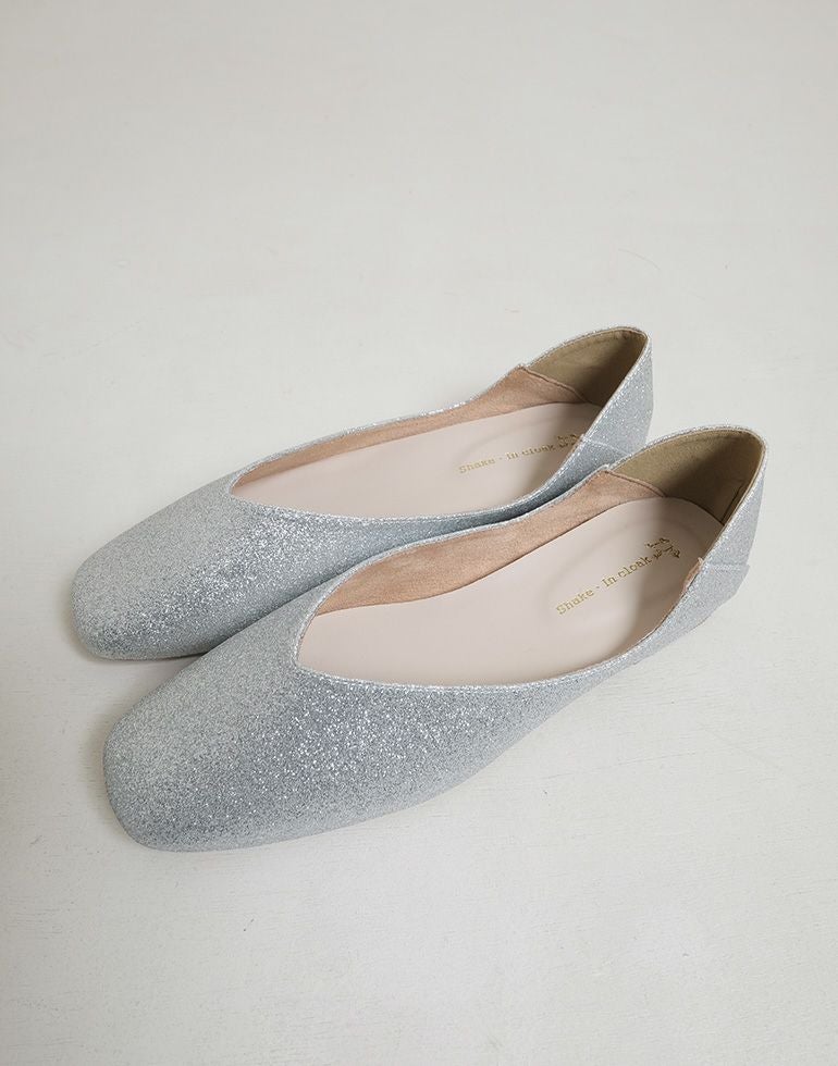 カエルの靴 シェイクインクローク ポッコリシューズ べた靴