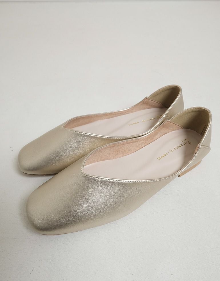 カエルの靴 シェイクインクローク ポッコリシューズ べた靴