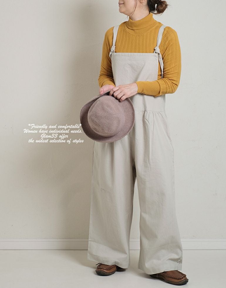 セール】 blue willow ブルーウィロー デニムライクサロペットパンツ
