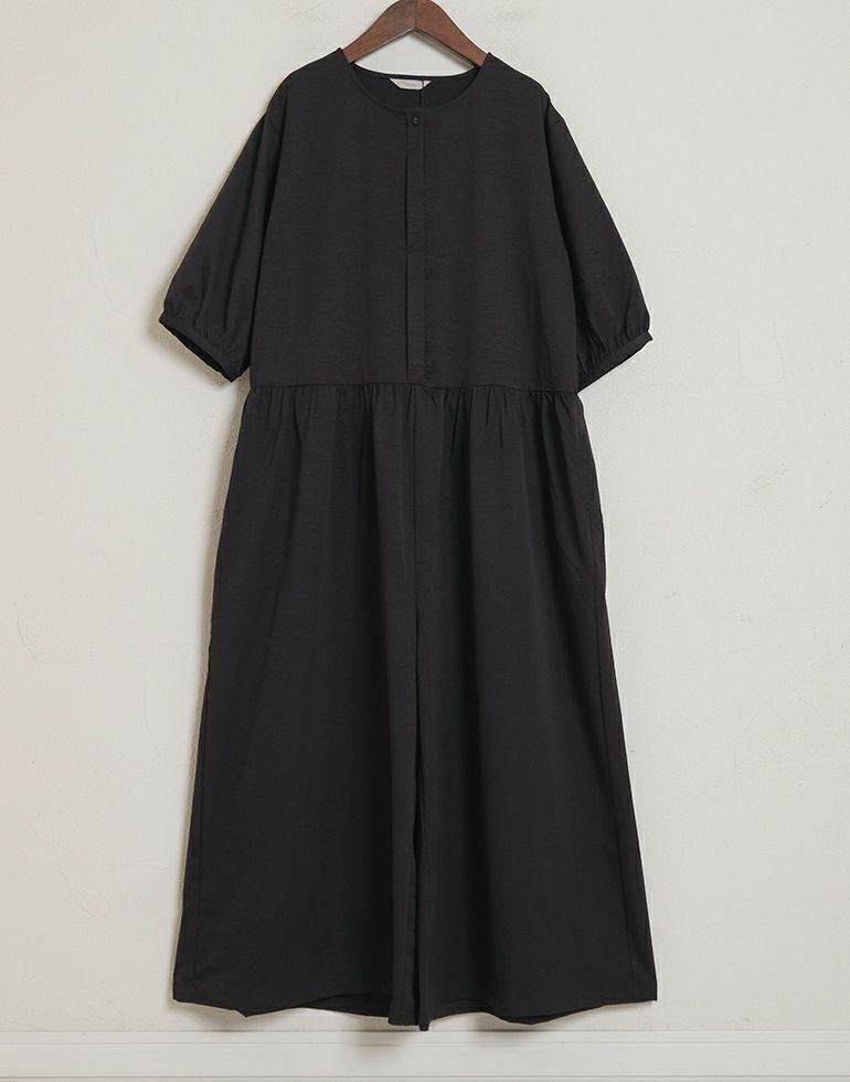 ツイルワッシャー5分袖オールインワン 5049 | 【公式】Glam33