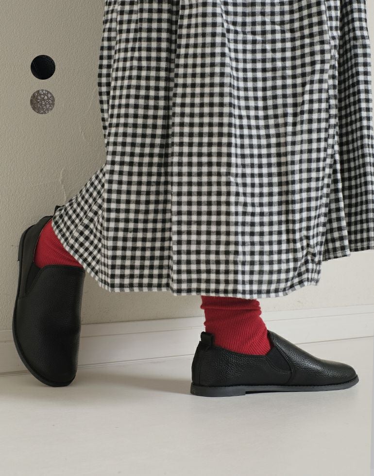 カエルの靴 シェイクインクローク ポッコリシューズ べた靴