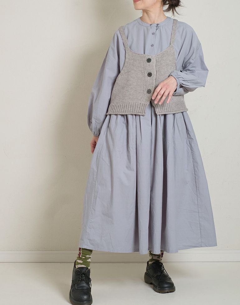 ポプリンギャザーウエスト切替ワンピース 3152 | 【公式】Glam33