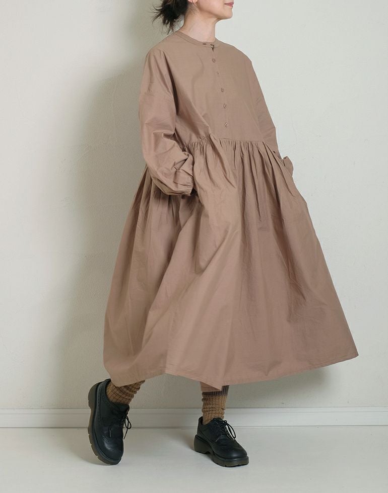 ポプリンギャザーウエスト切替ワンピース 3152 | 【公式】Glam33