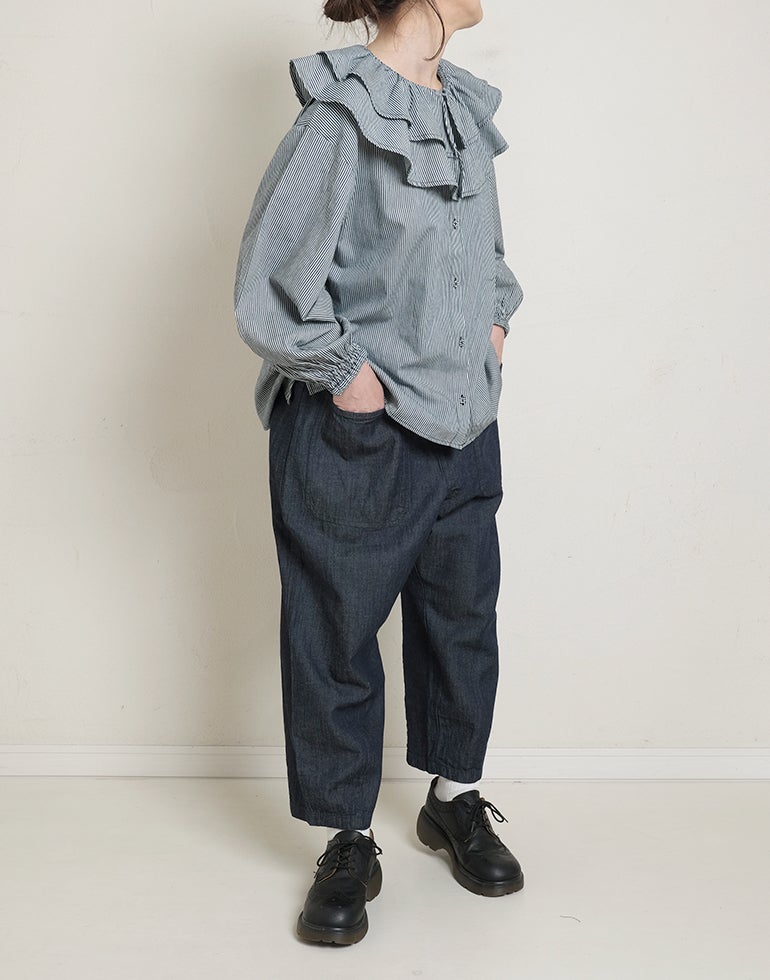 なつみかん＊新品ダグ付＊Dgy＊リネンジャケット・パンツ２点セット dgy ディージーワイ コットンリネンデニム前ポケパンツ d3236