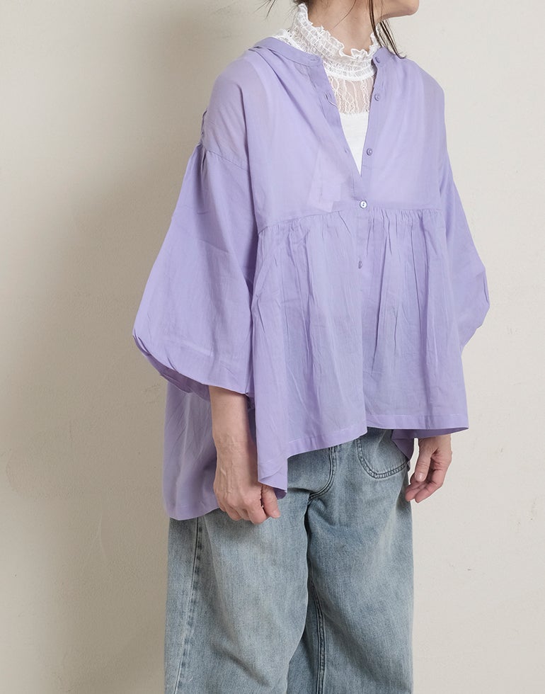 MoschinoCheapandChic 紫色 フリル付きタンクトップ　a294 レース切替タンクトップ 4429 | 【公式】Glam33オンラインショップ