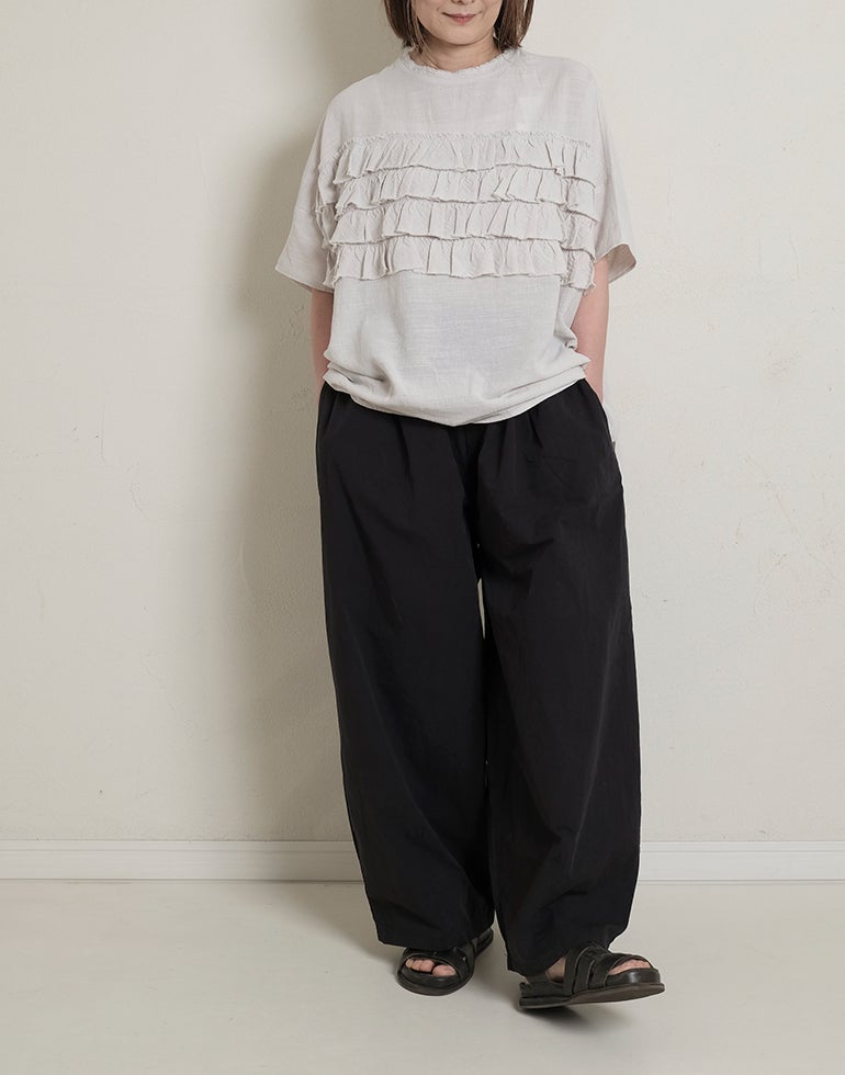 新品未使用 イスタイーレ ista-ire リネン ペプラム フリル ブラウス ista-ire イスタイーレ フリルテープTEE 7030 | 【公式】Glam33